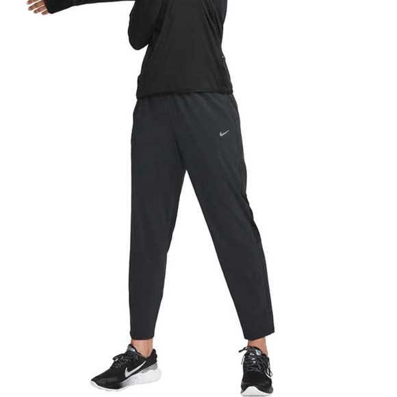 Nike pro fit black yoga track pants active wear bottoms leggings fitness sweats - Picture 1 of 10